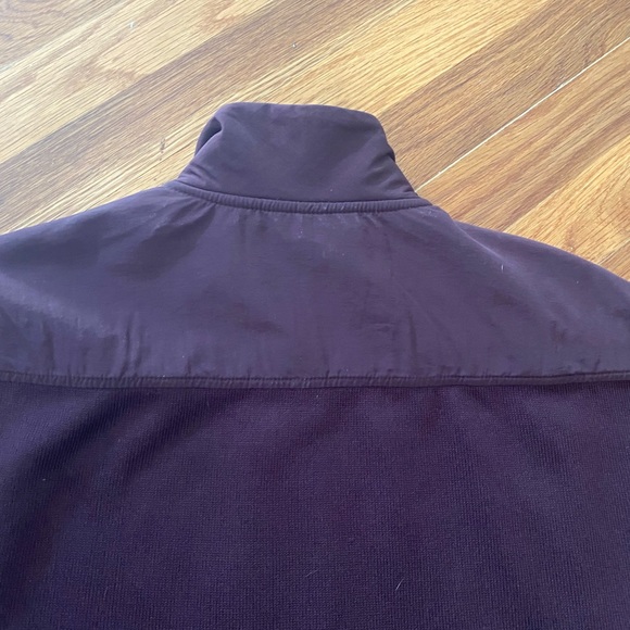 Perry Ellis Fleece zip jacket maroon north face - Picture 8 of 9
